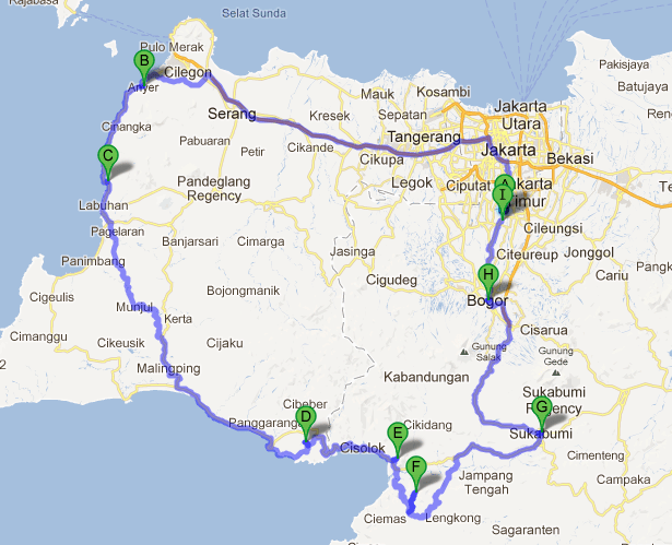 Java Island Road Map