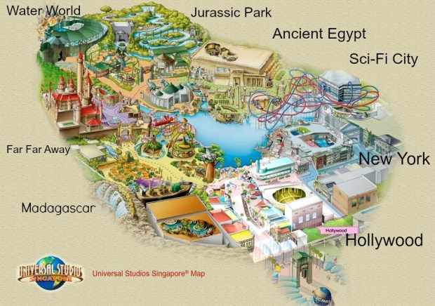 Universal Studio Map