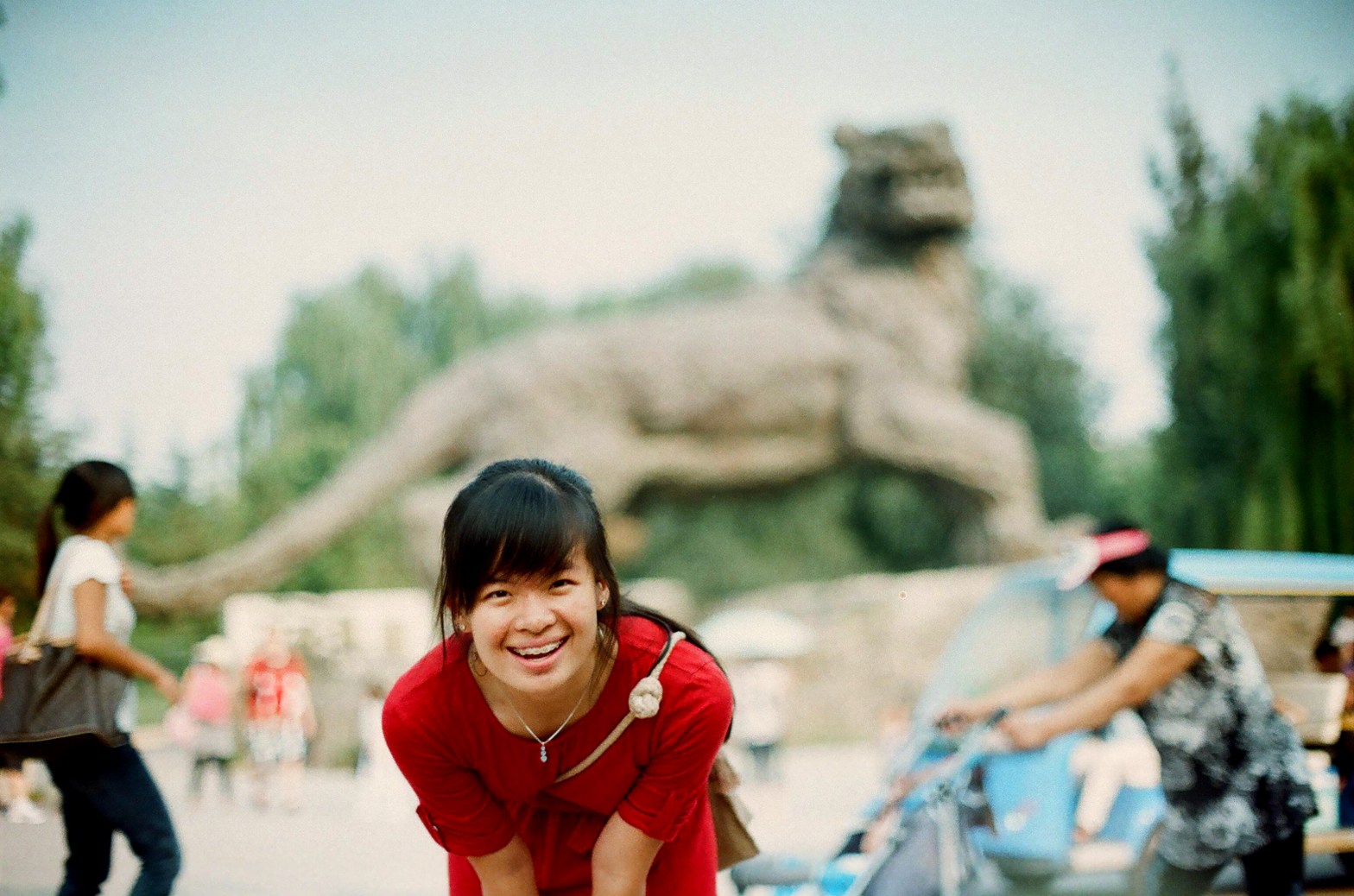 Sharon in Beijing Zoo