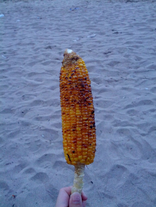 Grilled Corn at Sanur Beach