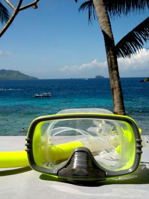 Snorkeling at Blue Lagoon Bali