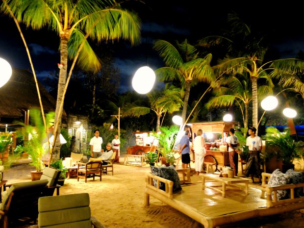Dinner at Sanur Beach