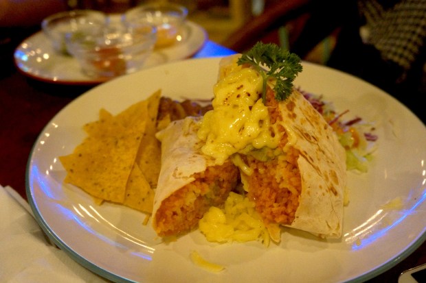 Burritos at Perky Pedro