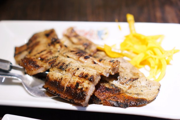 filipino food Inihaw na Liempo (Grilled Pork Belly)